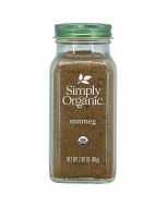 Simply Organic Ground Nutmeg, Certified Organic | 2.3 oz | Myristica fragrans Houtt.